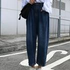 High-waist Loose-fit Jeans Blue - One Size