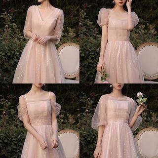Mesh Evening Dress (various Designs)