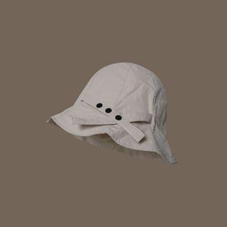 Ruffled Cloche Hat