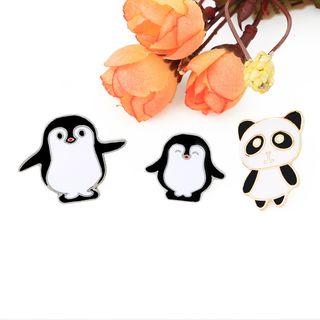 Panda / Penguin Brooch
