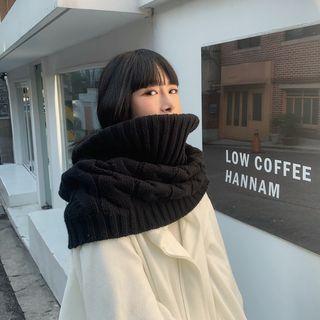 Knit Scarf Black - One Size