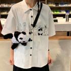 Animals Print Short-sleeve Shirt