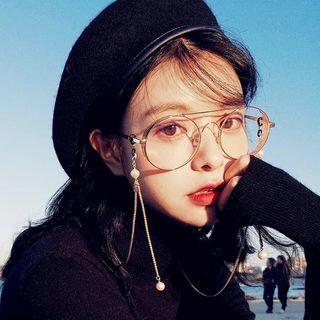 Retro Double-bridge Round Metal Frame Eyeglasses