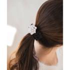 Faux-pearl Scrunchy Hair Tie