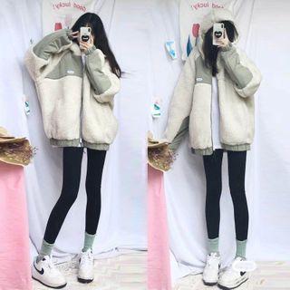 Color Block Hooded Zip Jacket / Pants