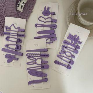Acrylic Hair Clip Set