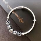 Bead Bracelet Sl0572 - Silver - One Size