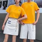 Couple Matching Short-sleeve T-shirt / Skirt / Shorts