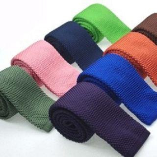 Plain Knit Neck Tie