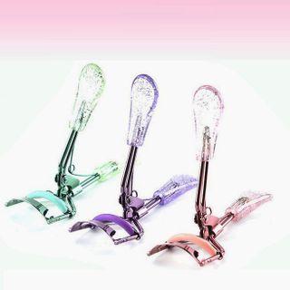 Set Of 3: Glittered Eyelash Curler As Figure - One Size