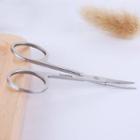 Stainless Steel Eyebrow Scissors 1 Pc - One Size