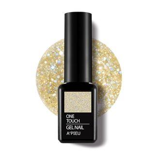 Apieu - One-touch Gel Nail (#gl01 Gold Planet)