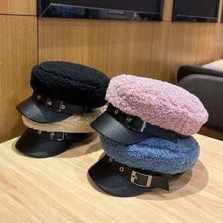 Belt Fleece Military Cap