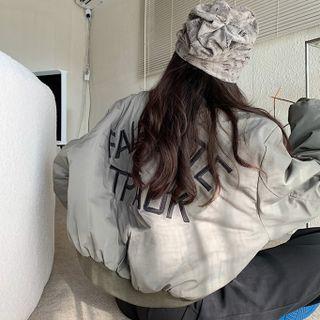 Letter-back Bomber Jacket