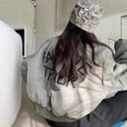 Letter-back Bomber Jacket