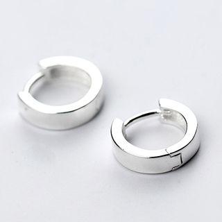 S925 Sterling Silver Hoop Earring