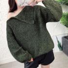 Zip-detail Sweater