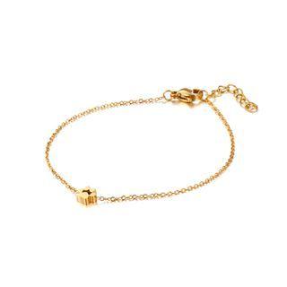 Fashion And Simple Plated Gold Cat Claw 316l Stainless Steel Bracelet Golden - One Size