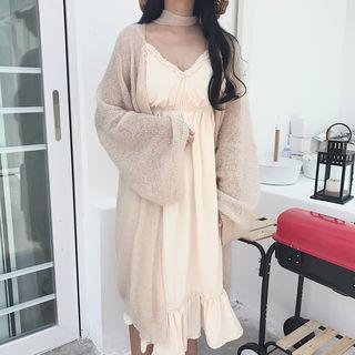Frilled Spaghetti Strap Dress