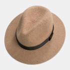 Bow-accent Wool Blend Fedora