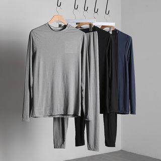 Plain Quick Dry Long-sleeve Top / Pants