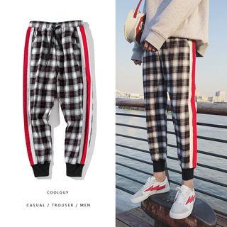 Couple Matching Plaid Sweatpants