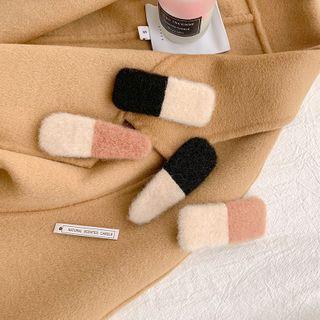 Two-tone Flannel Hair Clip