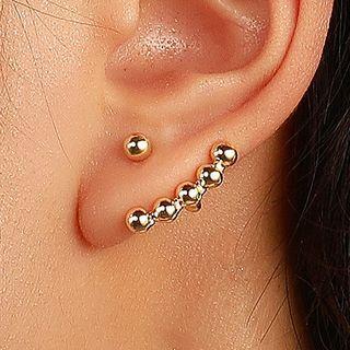 Alloy Swing Earring 01 - Gold - One Size