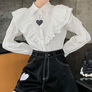 Ruffled Heart Blouse