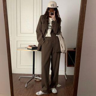 Blazer / Straight Suit Pants