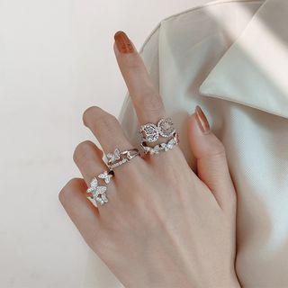 925 Sterling Silver Butterfly Open Ring (various Designs)
