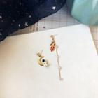 Spaceship Drop Earring