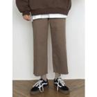 Raw-hem Wide-fit Pants