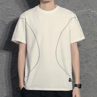 Short-sleeve Line Art T-shirt