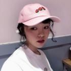 Embroidered Strawberry Baseball Cap