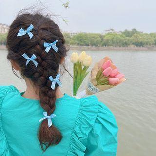 Set Of 5: Ribbon Hair Tie