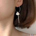 Scallop Fan & Star Dangle Earring