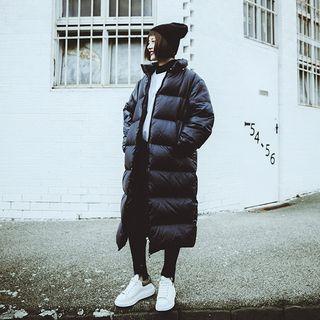 Zip Long Down Coat