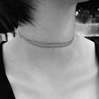 Stainless Steel Layered Choker As Shown In Figure - One Size