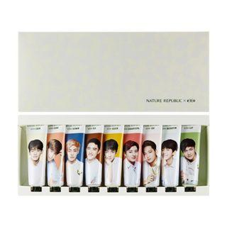 Nature Republic - Hand & Nature Hand Cream Set (exo Limited Edition) 30ml X 9pcs