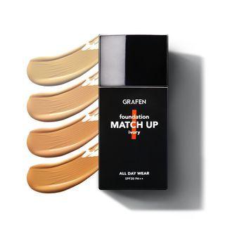 Grafen - Match Up Foundation - 4 Colors #21 Ivory