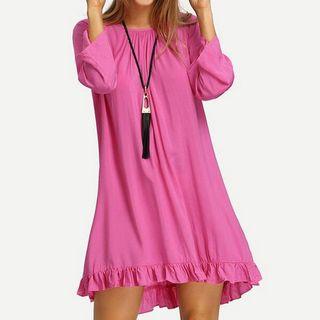 Fringed Open Back Dress
