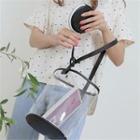 Faux-leather Clear Bucket Bag