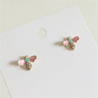 Bee Stud Earring 1 Pair - Earrings - One Size