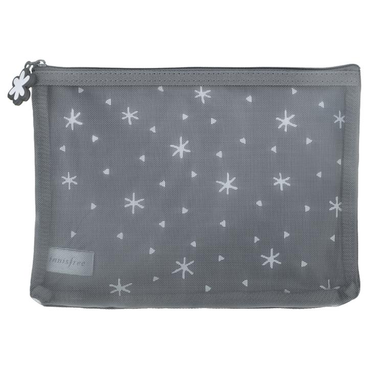 Innisfree - Grey Snow-print Bag 1 Pc