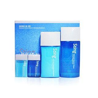 Enprani - Sting Refresh Special Set: Control Toner 140ml + 40ml + Relaxing Emulsion 120ml + 40ml 4pcs