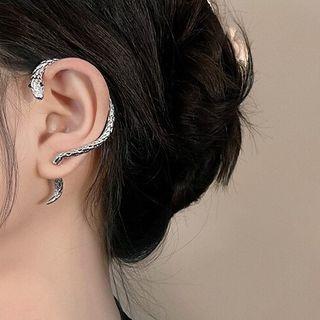 Snake Ear Cuff Single - Silver - One Size