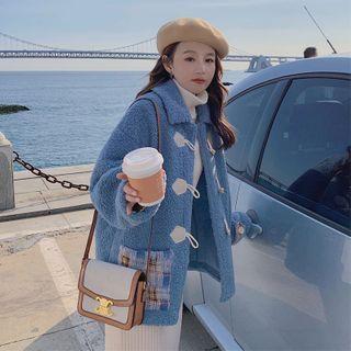 Fluffy Toggle Coat