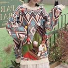 Christmas Pattern Long Sweater