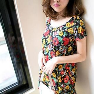 Floral A-line Top